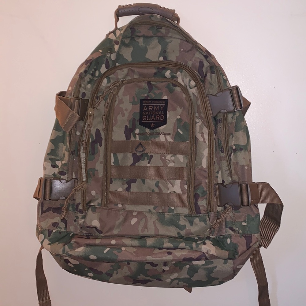 Camouflage West Virginia National Guard Backpack
